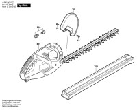 Bosch 3 600 H47 403 Ahs 52-16 Hedge Trimmer 230 V / Eu Spare Parts